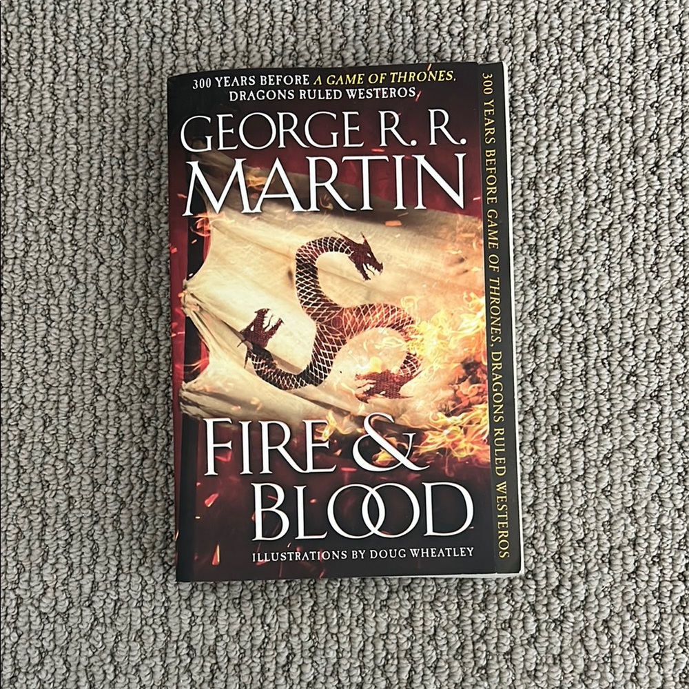 Fire & Blood by - Black and Red Cover